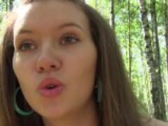 Lusty Teen Lucy G Flashing Her Young Natural Tits Outside In A Park!