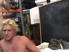 Big gay cock blowjob Blonde muscle surfer man needs cash