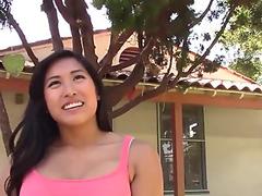 TRIKEPATROL Busty Filipina Takes Walking Break To Suck Strangers Dick