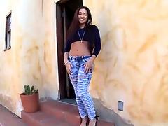 Naughty Asian porn hot chick Morgan Lee gets fucked hardcore doggystyle