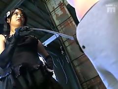 Satin gloves red, japanese gloves, japanese silk satin