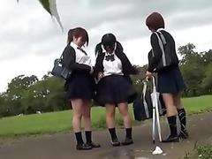 Japanese Teenagers Piss